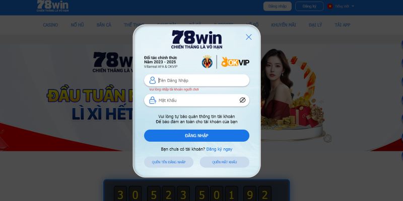 Hướng Dẫn Đăng Nhập 78WIN Chi Tiết Nhất Dành Cho Tân Thủ